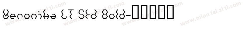 Veronika LT Std Bold字体转换